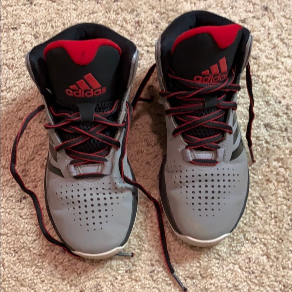 Boys size 2 leather high tops